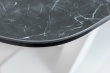 Jedálenský stôl rozkladací CASSINO II biely mat / ceramic grafit