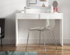 Toaletný stolík / písací stôl, biela, VIOLET