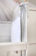 Detská rastúca postieľka 75x160cm s prebaľovacím pultom Chloe - detail