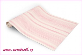 Papírová tapeta růžové pruhy