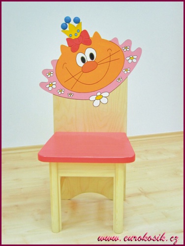 Dětská židle Kočka