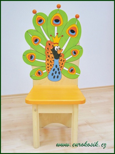 Dětská židle Páv