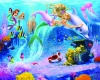 Dětská 3D tapeta na zeď Mořské panny