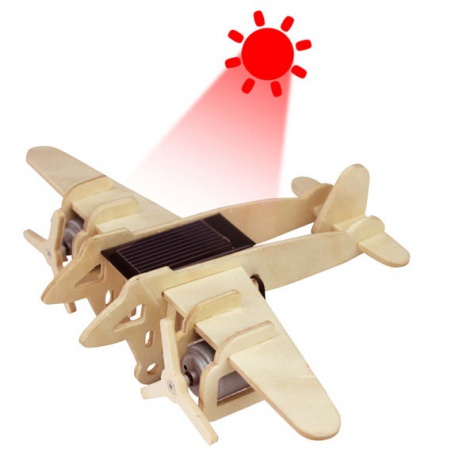 Bombardér P330 na solární pohon - dřevěná stavebnice