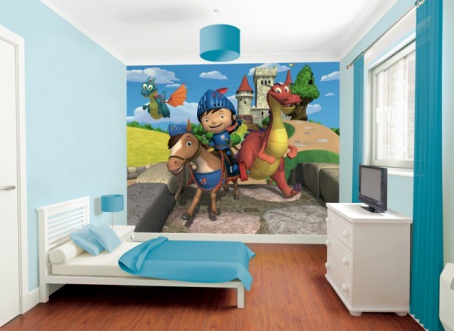 Dětská 3D tapeta na zeď Mike the night