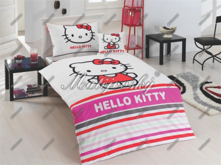 Detské obliečky Hello Kitty Stripe