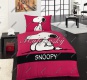 Detské obliečky Snoopy Raspberry