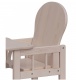 Dětská jídelní židle kombi- masiv borovice - bílá (bělená)
