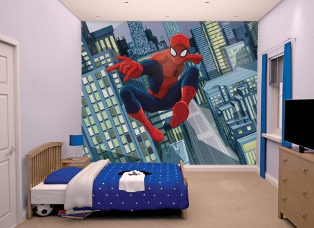 Dětská 3D tapeta na zeď Spiderman 2