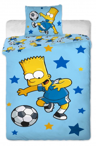 Detské obliečky Bart modrý