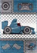 Detský kusový koberec Formule 460 Blue