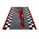 Detský kusový koberec Racing Red
