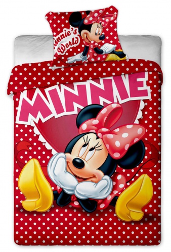 Detské obliečky Disney- Minnie Hearts 2015
