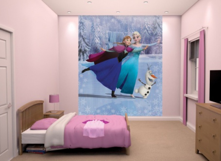 Dětská tapeta na zeď 8-dilná - Frozen 2