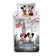 Detské obliečky Mickey a Minnie v Londýne