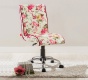 Vintage stolička na kolieskach Orchid so vzorom - v priestore