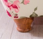Vintage taburet Orchid so vzorom 