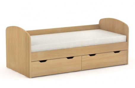 Detská posteľ REA Golem s 2 zásuvkami - buk