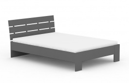 Moderná posteľ REA Nasťa 140x200cm - graphite