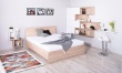 Manželská posteľ REA Oxana 160x200cm - graphite