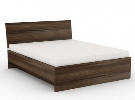 Manželská posteľ REA Oxana 160x200cm - orech
