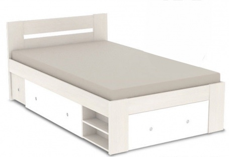Študentská posteľ REA Larisa 120x200cm s nočným stolíkom - navarra