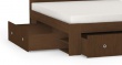 Študentská posteľ REA Larisa 120x200cm s nočným stolíkom - wenge