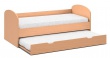 Posteľ s prístelkou REA Abra 90x200cm - buk