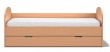 Posteľ s prístelkou REA Abra 90x200cm - buk