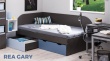 Detská posteľ s úložným priestorom REA Gary 90x200cm - navarra