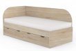 Detská posteľ s úložným priestorom REA Gary 90x200cm - dub bardolino
