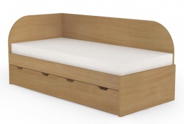 Detská posteľ s úložným priestorom REA Gary 90x200cm - buk