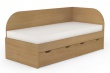 Detská posteľ s úložným priestorom REA Gary 90x200cm - buk