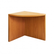 Rohový oblúkový stôl, čerešňa, OSCAR T05