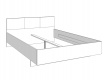 Manželská posteľ 160x200cm Arwen - dub sonoma/šedá
