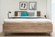 Manželská posteľ 160x200cm Ciri - dub sivý/sivá