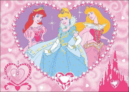 Detský koberec Princesses Jewels