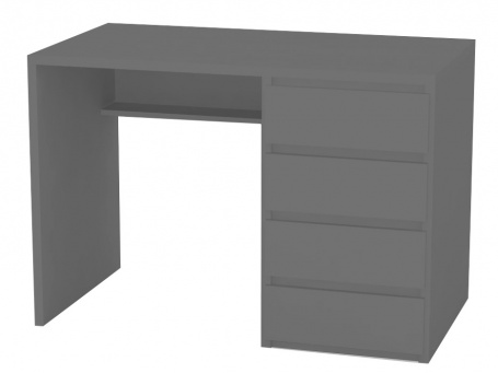 Písací stôl REA Play 2, pravý - graphite