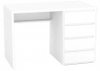 Písací stôl REA Play 2, pravý - biela