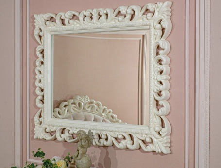 Závesné zrkadlo Margaret - alabaster
