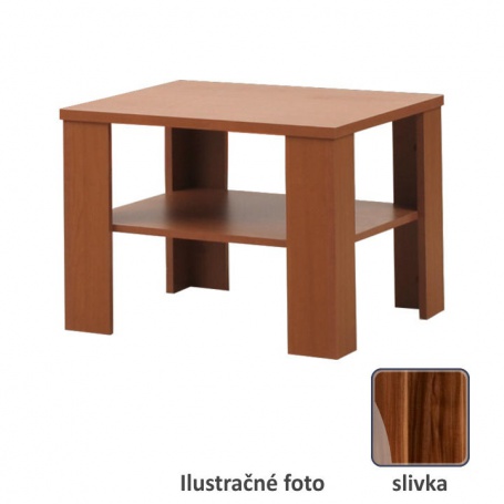 Konferenčný stolík, malý, slivka, INTERSYS 21