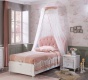 Detská posteľ s úložným priestorom Carmen 100x200cm - biela/ružová