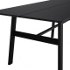 Jedálenský stôl Gemma - dub čierny/dýha