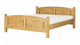 Manželská posteľ 160x200 drevená sedliacka ACC 05 - výber morenia