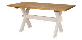 Drevený sedliacky stôl 90x160cm MES 16 - výber morenie