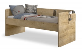 Jednolôžková posteľ Cody 90x200cm - dub svetlý