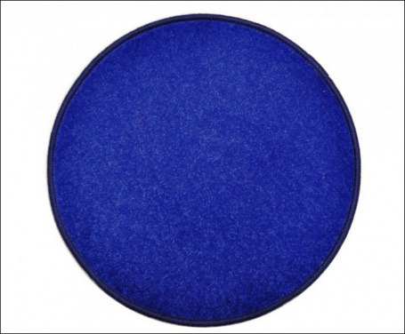 Eton tmavo modrý koberec guľatý
