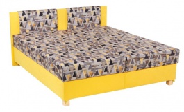 Čalúnená posteľ KLAUDIE 160,180x200 s úložným priestorom  