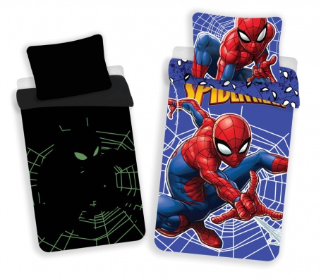Obliečky sa svietiacim efektom Spiderman