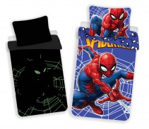 Obliečky sa svietiacim efektom Spiderman